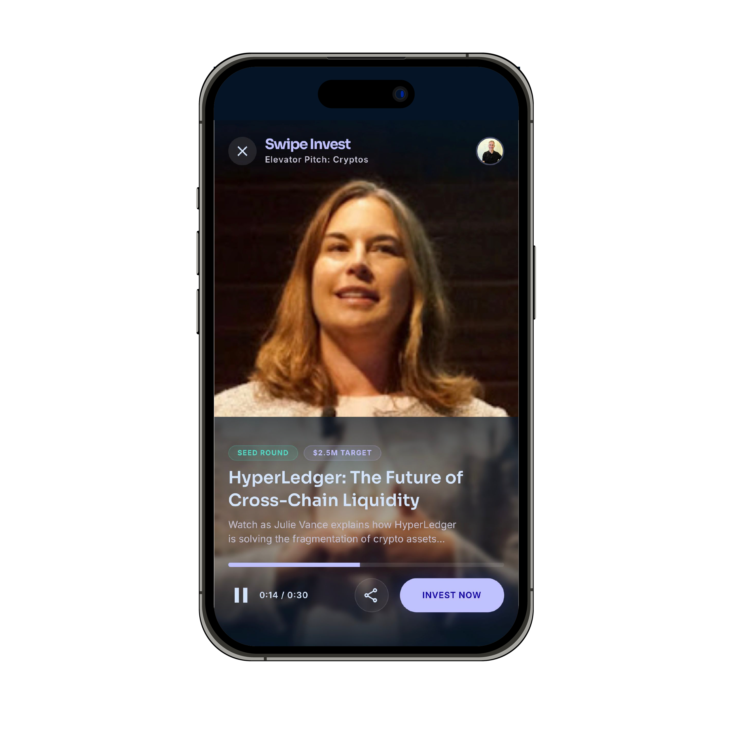 30 second video pitch
